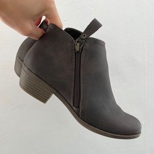 brown ankle boots